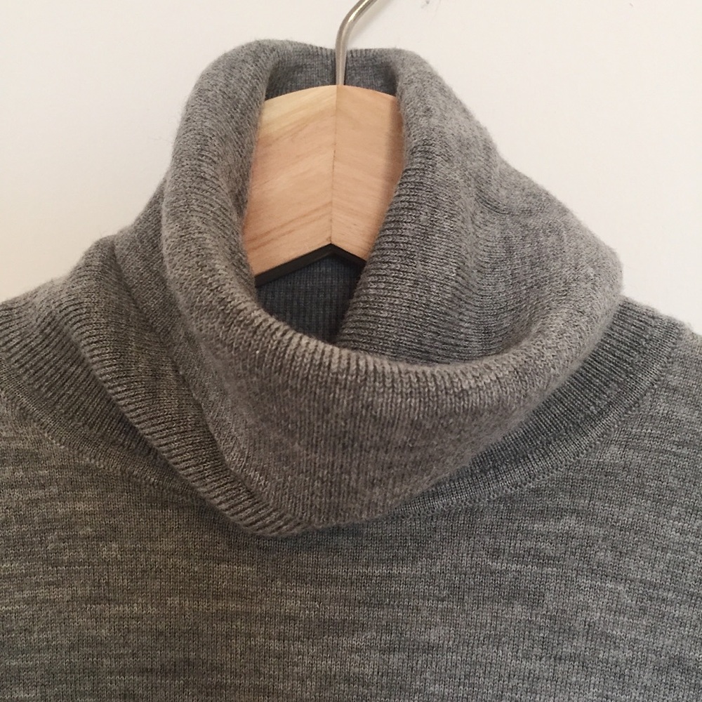 JCrew Gray Turtleneck